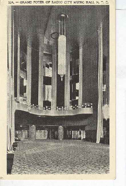 72A. - Grand Foyer of Radio City Music Hall N.Y.C.
