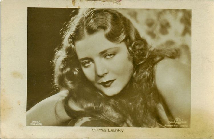 Vilma Banky Postcard