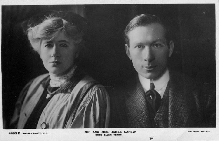 Mr. and Mrs. James Carew (Miss Ellen Terry) - No. 4493 D