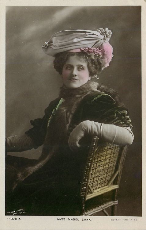 Miss Mabel Dark - No. 4870 A Postcard