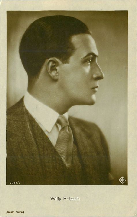Willy Fritsch - Profile View Postcard