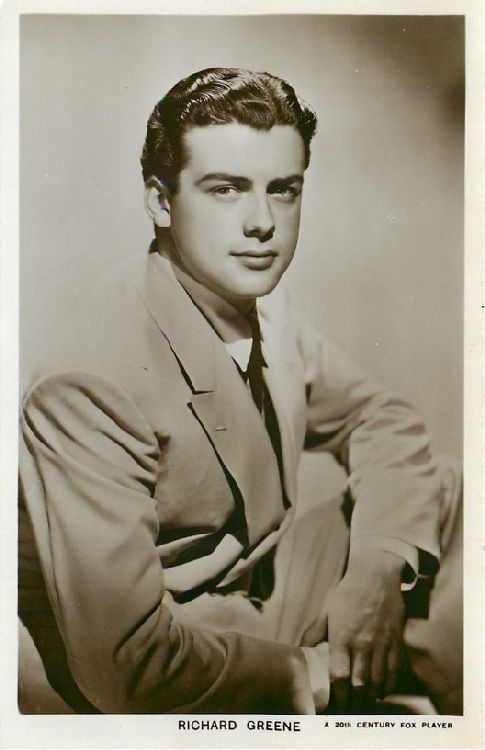 Richard Greene - A 20th Century Fox Player - No. 1317a Postcard