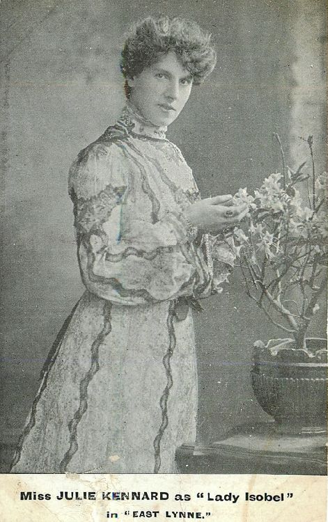 Miss Julie Kennard as "Lady Isobel" in "East Lynne." Postcard