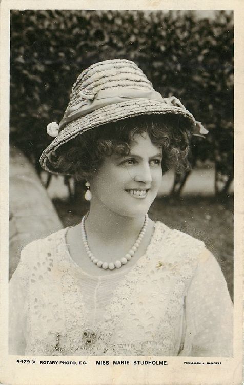 Miss Marie Studholme - No. 4479 X Postcard
