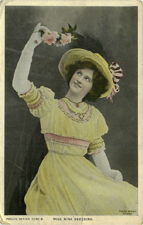 Miss Nina Sevening - No. 2062 B Postcard