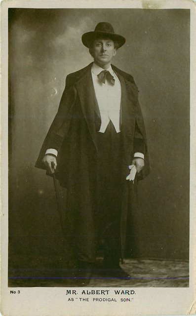 Mr. Albert Ward Edwardian Actor Postcard