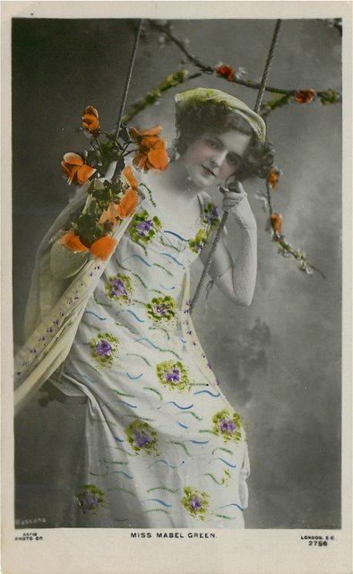 Miss Mabel Green Postcard Postmarked 1906