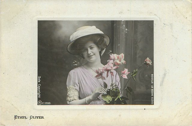 Ethel Oliver Aristophot Real Photo Postcard A.L. Series