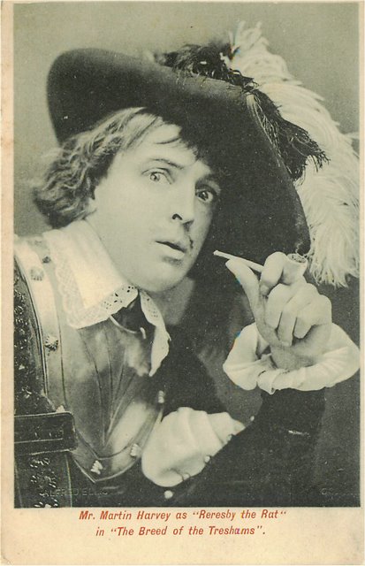 Mr. Martin Harvey Edwardian Actor Postcard