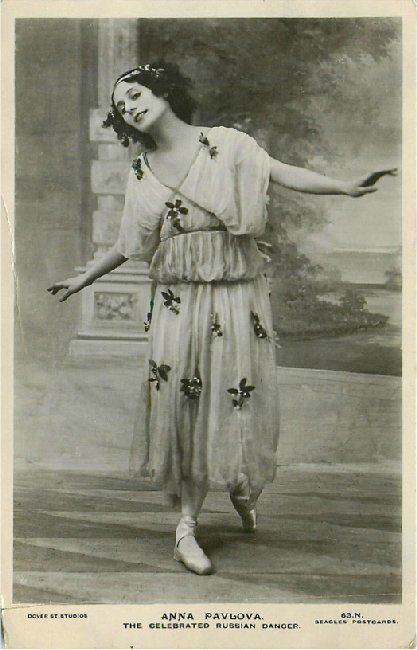 Anna Pavlova - The Russian Dancer - No. 63.N. Postcard