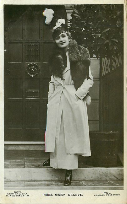 Miss Gaby Deslys - No. 70.L. Postcard