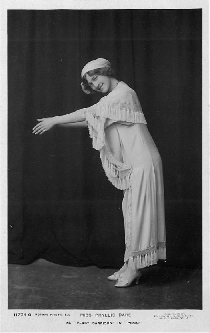 Miss Phyllis Dare in "Peggy" - No. 11774 G Postcard
