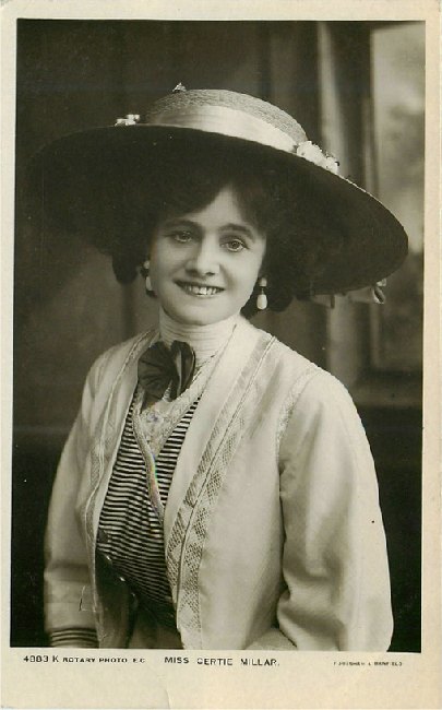Miss Gertie Millar - No. 4883 K Postcard