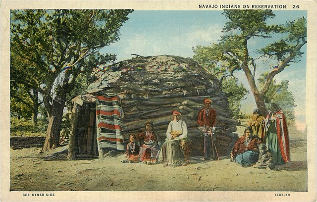 Navajo Indians Reservation Postcard