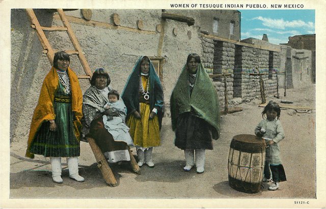 Women of Tesuque Indian Pueblo New Mexico