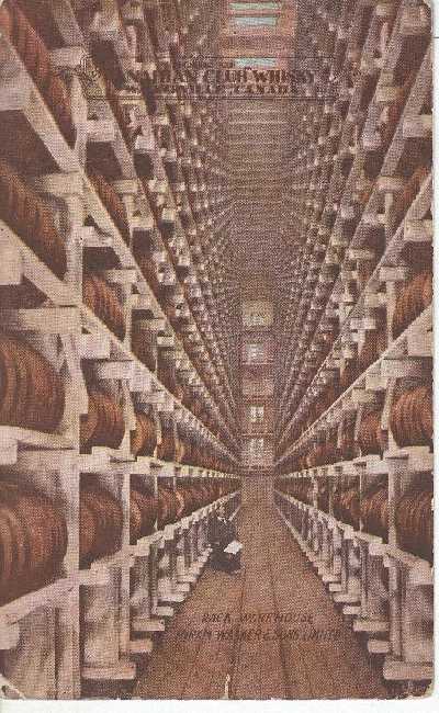 Alcohol Postcard - Canaman Club Whisky Postmarked 1910