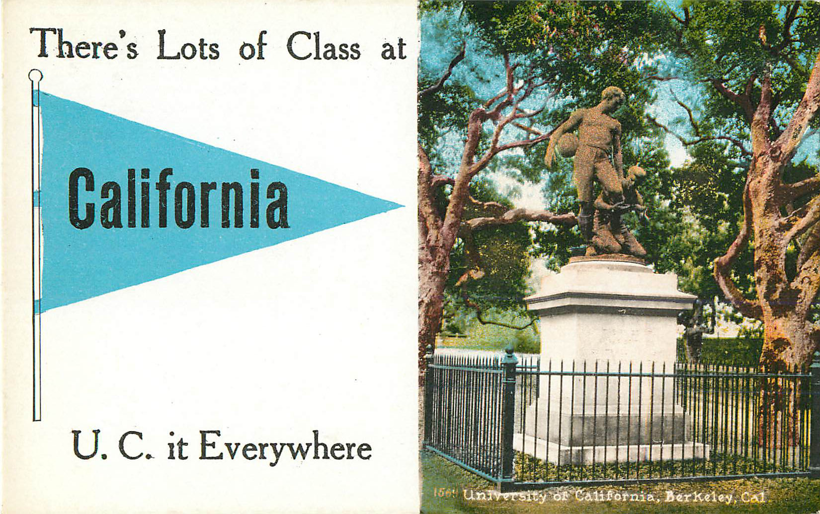 The Scenery is Somthing Ideal in California - Pennant Postcard