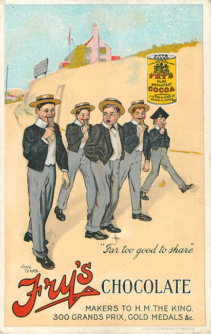 Advertising Postcard - Fry's Chocolate