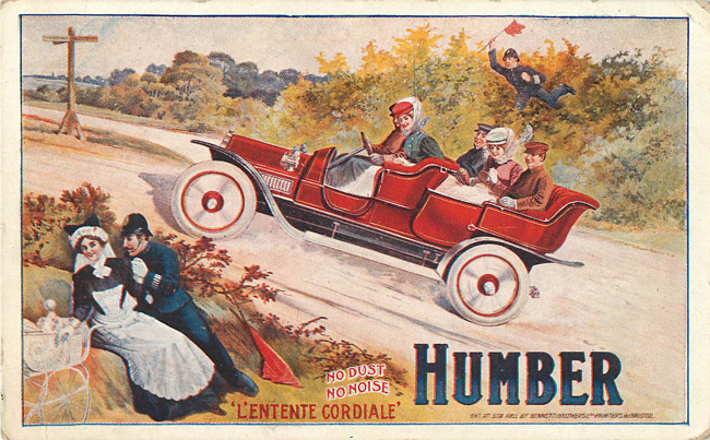 Advertising Postcard - Humber