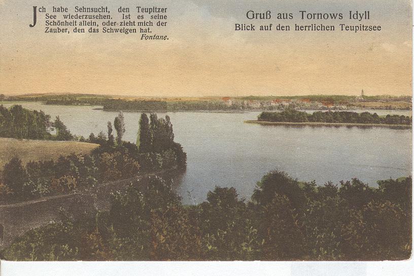 Grub aus Tornows Idyll Blick herrlichen Teupitzsee 1926