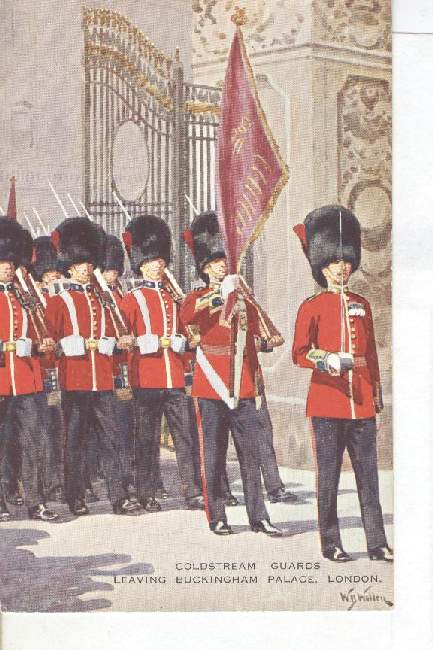Coldstream Guards Leaving Buckingham Palace, London