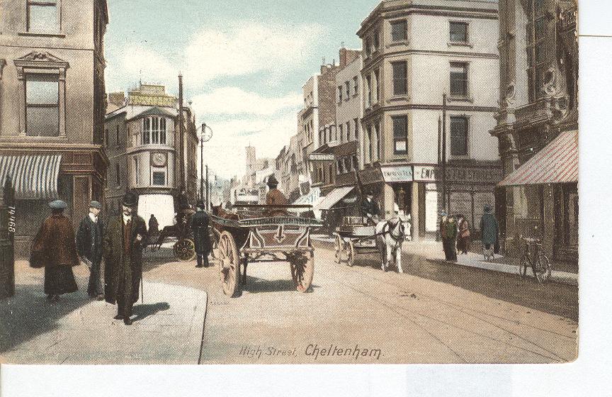 High Street, Cheltenham Postcard