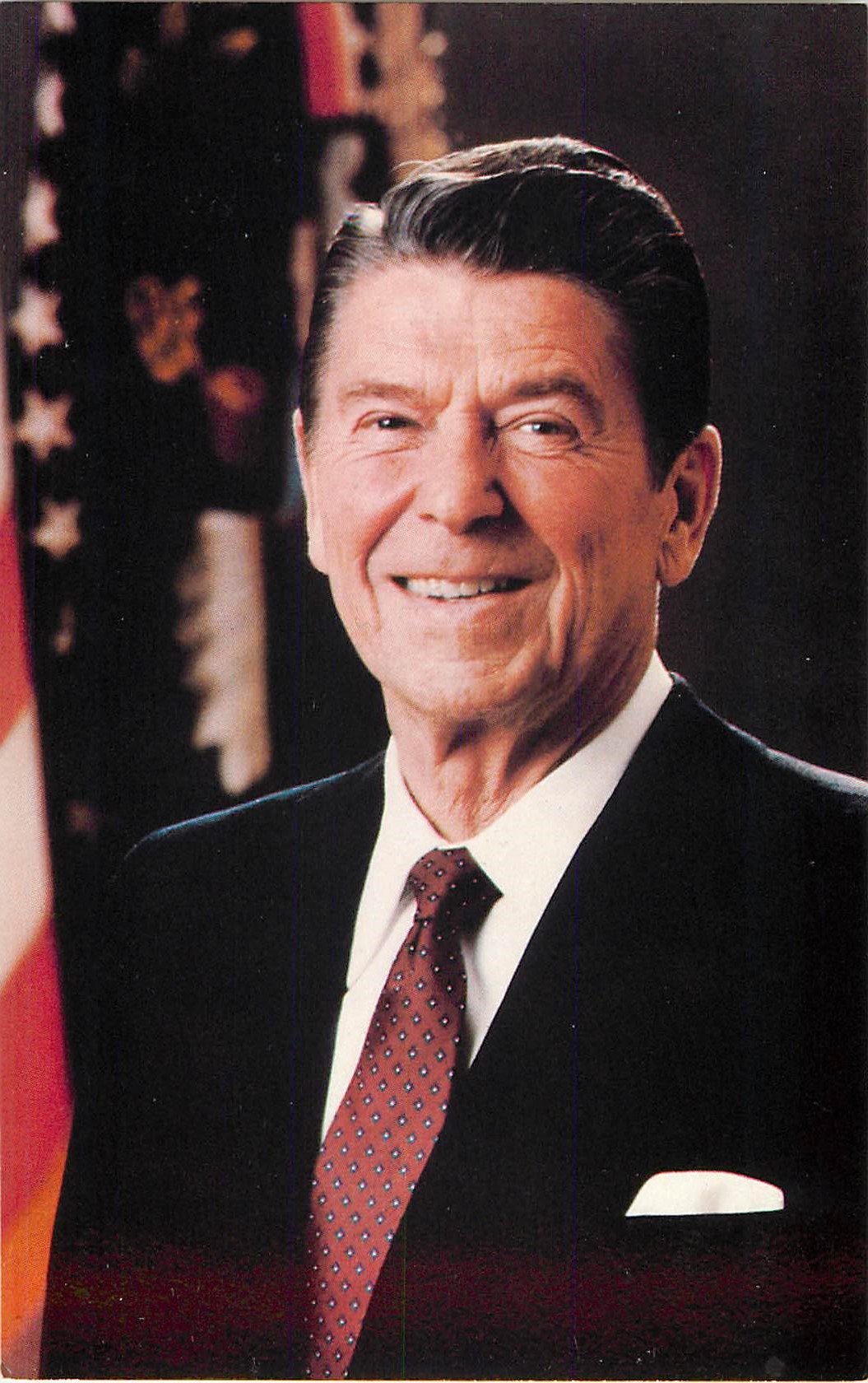 "Ronald Reagan; Official White House Portrait" - Click Image to Close
