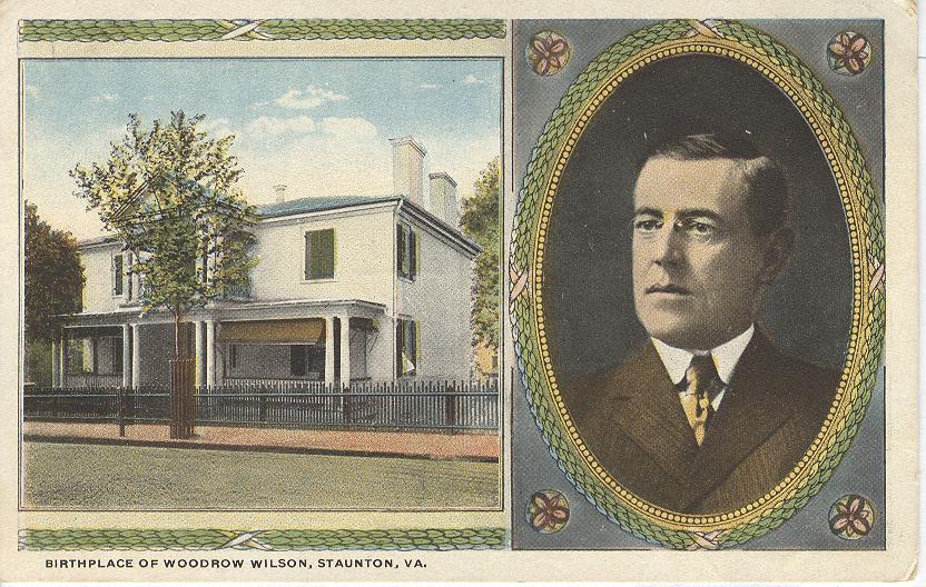 Birth Place of Woodrow Wilson, Staunton Virginia