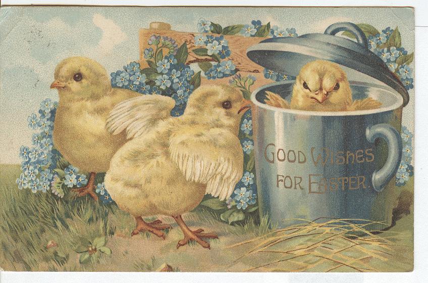 Easter Postcard - Good Wishes for Easter