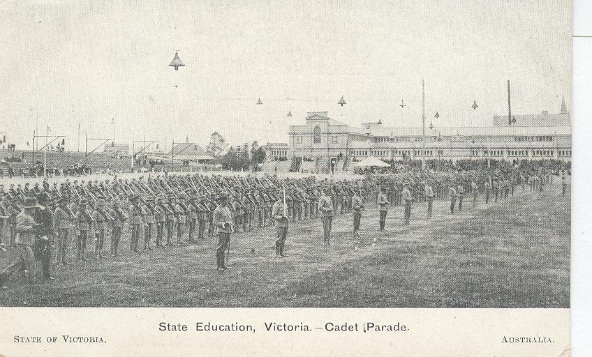 School...State Education, Victoria-Cadet Parade...England