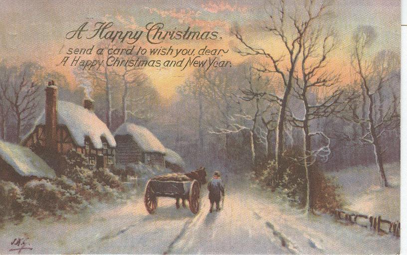 A Happy Christmas...I Send A Card To Wish You Dear....
