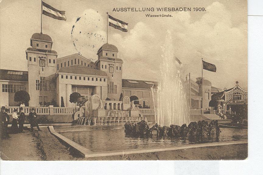 Ausstellung Wiesbaden 1909..... Wasserkunste
