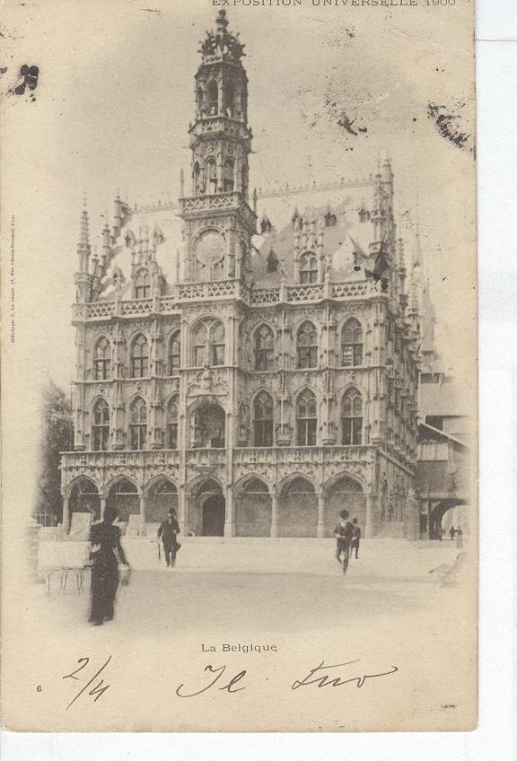 Exposition Universelle 1900....La Belgique