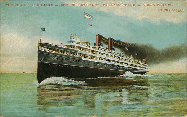 The New D. & C. Steamer "City of Cleveland" .