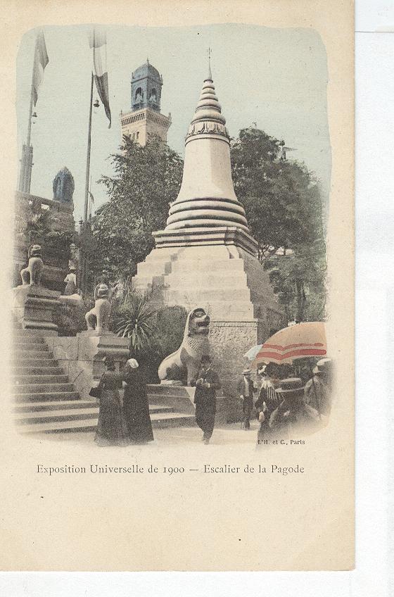 Exposition Universelle de 1900-Escalier de la Pagode